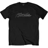 Blondie Logo (Embellished) Black L Majica