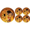 Bertoni Home Unisexs 1+4 Round Table Pads Set Pocałunek