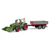 Bruder Traktor Fendt Vario 211 Sa Prikolicom I Utovarivačem