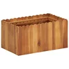 Vrtna posuda za sadnju od masivnog bagremovog drva 50x30x25 cm