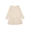 LilAtelier Obleka NMFLAGO ecru / siva / temno zelena