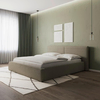 Bessagi Home Oblazinjena Postelja Serena, 180x200, Olivno Zelena