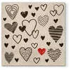 Eko serviete za decoupage Heart - 1 kos (Serviete za decoupage)