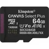 Kingston Micro SD Card 64GB, SDCS3/64GBGBSP class 10