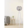 Opviq Podna lampa 191, 145 cm, E27, Bela
