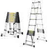 MXM Zložljive teleskopske lestve – 4,4 m + 4,4 m, aluminij