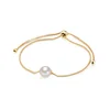 Valero Pearls Zapestnica zlata/biserno bela
