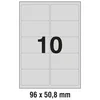 ETIKETE LASER 96X50,8MM POLYESTER PK20L ZWECKFORM L6012-20 SREBRNE