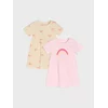 Sinsay - Komplet od 2 haljine - pastelno roze