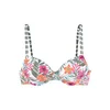 VENICE BEACH Bikini zgornji del Summer zelena/roza/bela