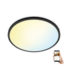 WiZ - LED prigušiva plafonska svetiljka SUPERSLIM LED/32W/230V crna Wi-Fi