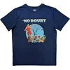 No Doubt Majica Tragic Kingdom Unisex Denim Blue XL