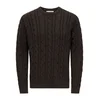 Only & Sons Pulover ONSKIM temno rjava