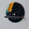 shumee SILHOUETTE SONATA Okrogla polica črna