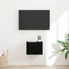 TV zidni ormar Zidne Crna 39 x 31 x 29,5 cm Konstruirano drvo