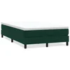 Vidaxl Box Spring postelja brez vzmetnico Temno zelena 120x220 cm