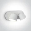ZIDNA SVJETILJKA LED/2X6W/3000K/2X500lm/BIJELA