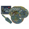 Carmani, krožnik za torto z lopatico + 6 desertnih krožnikov - VAN Gogh/Irises