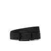 Calvin Klein Pas Pin Buckle Rbr Aop 35Mm Adj/Rev LV04D7135G Črna