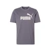 PUMA Funkcionalna majica ESS No. 1 siva / off-bela