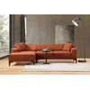 Atelier del Sofa Ugaona garnitura Petra L 145x69x87cm Narandžasta