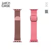 JUST IN CASE 2u1 Narukvica 38-41mm pink MILANESE + pink tekstil