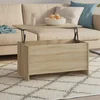 Stolić za kavu boja hrasta 102x55,5x52,5 cm konstruirano drvo