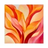 Canvas Slika na platnu Crveni listovi, 60 x 60 cm