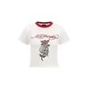 Ed Hardy Majica Totenkopf Rose zelena/rdeča/bela