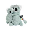 Les Déglingos Plišasta koala, mama z dojenčkom, meta
