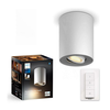 Philips - LED prigušiva spot svetiljka Hue PILLAR 1xGU10/4,2W/230V + daljinski upravljač bela