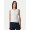 Tommy Jeans Top Ess Logo DW0DW22806 Kremna Slim Fit
