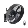 ZEVENTI - Zidni ventilator FANNY 50W/230V crni + daljinski upravljač