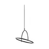 Halo Design 749539 - LED prigušiva viseća lampa na sajli TILT LED/40W/230V prečnik 40 cm crna