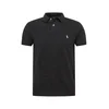 Polo Ralph Lauren Polo majice kratki rokavi POLO AJUSTE DROIT EN COTON BASIC MESH LOGO PONY PLAYER Črna