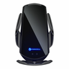 FORCELL auto držač s bežičnom punjenjenjem sa automatskim senzorom + magnetski adapteri HS1 15W crni
