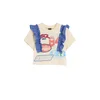 Desigual Majica modra / rdeča / volneno bela