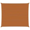 Vidaxl Sončno platno Oranžna in Rjava 6 x 7 m 100% poliester Oxford