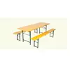 GREEN BAY Baštenski set STOUT sto + 2 klupe – 200 x 70 cm 056025
