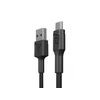 Green Cell USB kabel Green Cell KABGC23 0,3 m, USB 2.0, USB A na Micro-USB B, črn, moški, hitrost prenosa do 480 Mbit/s