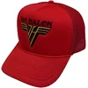 Van Halen Text & Yellow Logo Kapa Red & Black UNI