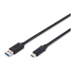Kabl USB A - USB C Digitus 3.0 AK-300136-010-S 1m
