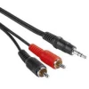 PremiumCord Kabel Jack 3,5 mm-2xCINCH M/M 2 m