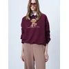 Trend Alacati Stili Ženska dukserica Alc-X14651, Bordo