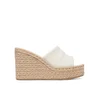 Espadrile Calvin Klein Wedge Espad 70 Canvas Mg HW0HW03282 Kremna