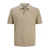 JACK & JONES Majica Bluriley svetlo rjava