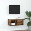 TV ormarić boja dimljenog hrasta 60x31x25,5cm konstruirano drvo