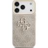 Guess GUESS ovitek za iPhone 17 Pro GUHCP17L4GMGCPI (PU z velikim logotipom 4G Classic) v zlato-roza barvi