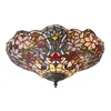 Endon 70709 - Plafonsko svetlo Tiffany SULLIVAN 2xE27/60W/230V, prečnik 40 cm