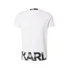 Karl Lagerfeld Majica črna/bela